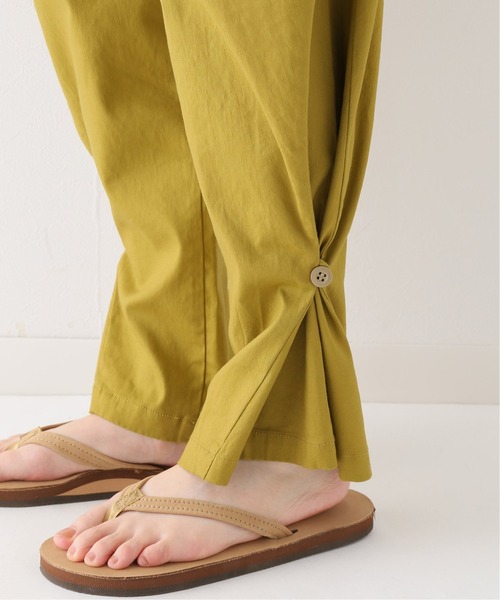JOURNAL STANDARD relume(ジャーナルスタンダード レリューム)の「コットンリネンチノアジャストパンツ(チノパンツ・レディース・ブラック/グリーン・38/36)」の6枚目の写真