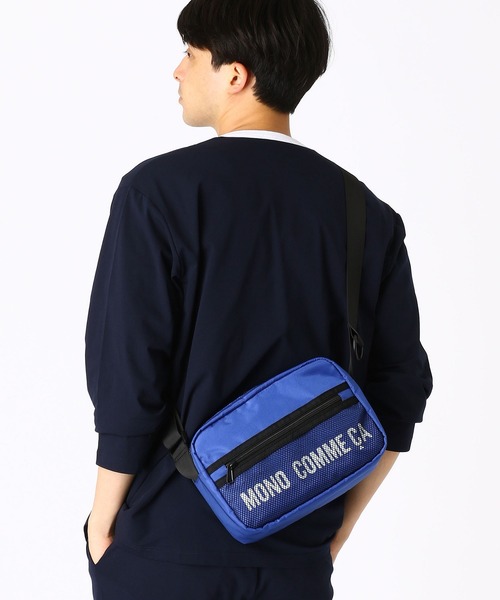 MONO COMME CA(モノコムサ)の「カラー ショルダーバッグ(ショルダーバッグ・レディース・ブラック/ブルー/グリーン/ダークオレンジ・FREE)」の3枚目の写真