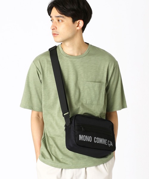 MONO COMME CA(モノコムサ)の「カラー ショルダーバッグ(ショルダーバッグ・レディース・ブラック/ブルー/グリーン/ダークオレンジ・FREE)」の1枚目の写真