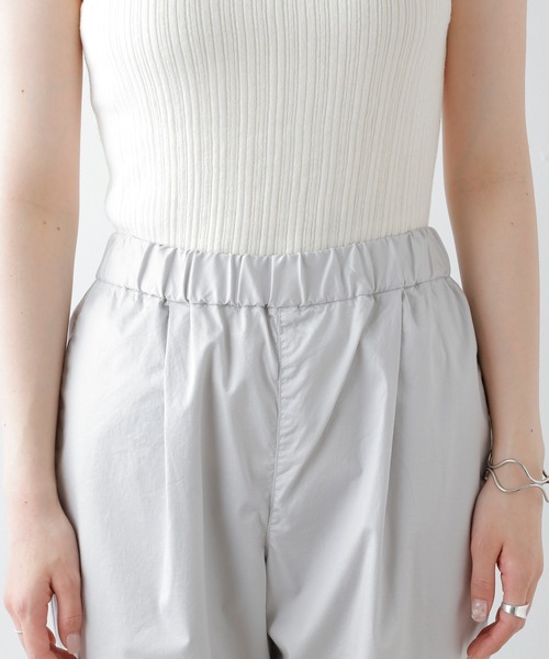 PUAL CE CIN(ピュアルセシン)の「JAPAN MADEジョガーパンツ(その他パンツ・レディース・オリーブ/ブラック/ライトベージュ/ライトグレー/ベージュ/ピンク・FREE)」の8枚目の写真