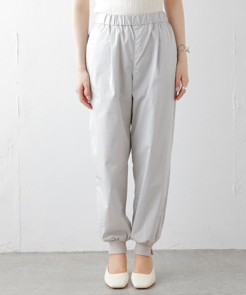 PUAL CE CIN(ピュアルセシン)の「JAPAN MADEジョガーパンツ(その他パンツ・レディース・オリーブ/ブラック/ライトベージュ/ライトグレー/ベージュ/ピンク・FREE)」の13枚目の写真