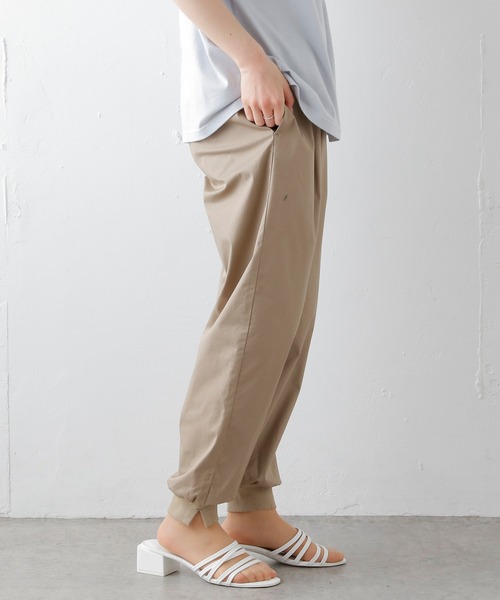 PUAL CE CIN(ピュアルセシン)の「JAPAN MADEジョガーパンツ(その他パンツ・レディース・オリーブ/ブラック/ライトベージュ/ライトグレー/ベージュ/ピンク・FREE)」の15枚目の写真