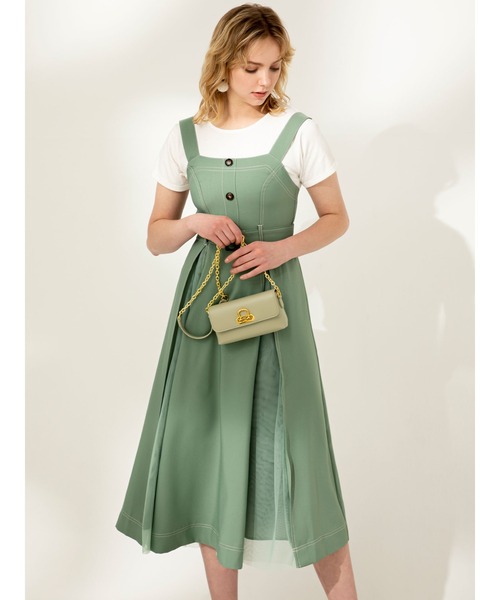 DURAS（デュラス）の「チェーンショルダーミニバッグ（ショルダーバッグ・レディース・ホワイト/ミント/ブラック・FREE）」の11枚目の写真