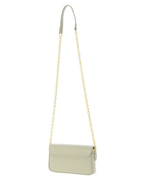 DURAS（デュラス）の「チェーンショルダーミニバッグ（ショルダーバッグ・レディース・ホワイト/ミント/ブラック・FREE）」の6枚目の写真