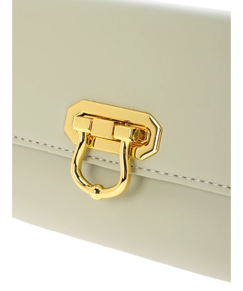 DURAS（デュラス）の「チェーンショルダーミニバッグ（ショルダーバッグ・レディース・ホワイト/ミント/ブラック・FREE）」の13枚目の写真