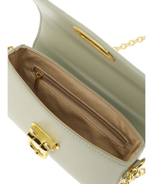 DURAS（デュラス）の「チェーンショルダーミニバッグ（ショルダーバッグ・レディース・ホワイト/ミント/ブラック・FREE）」の12枚目の写真