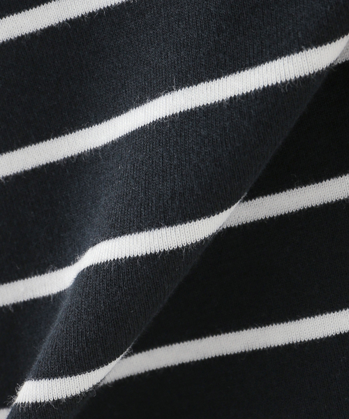 plage（プラージュ）の「【MAISON CORNICHON/メゾンコルニション】 SP ボーダー Tシャツ（Tシャツ/カットソー・レディース・ホワイト/ブラック・FREE）」の16枚目の写真