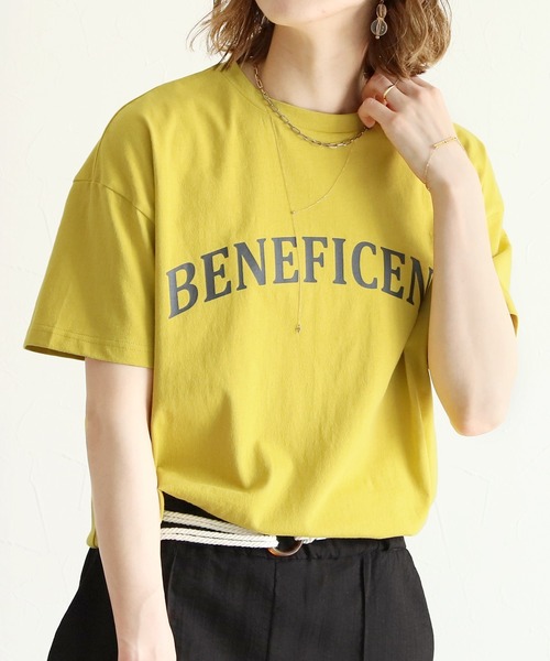 reca(レカ)の「アーチロゴプリントBIG Tシャツ(Tシャツ/カットソー・レディース・オフホワイト/ホワイト系その他/ブラック/チャコール/グリーン系その他/グレイッシュベージュ/ホワイト系その他2・FREE)」の7枚目の写真
