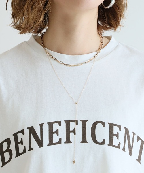 reca(レカ)の「アーチロゴプリントBIG Tシャツ(Tシャツ/カットソー・レディース・オフホワイト/ホワイト系その他/ブラック/チャコール/グリーン系その他/グレイッシュベージュ/ホワイト系その他2・FREE)」の13枚目の写真
