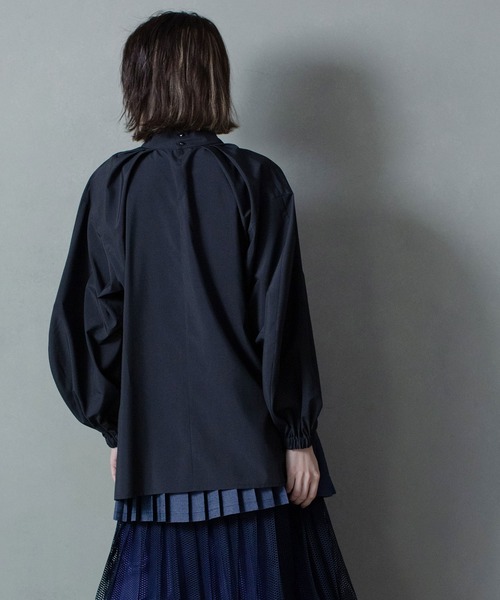 MARECHAL TERRE(マルシャルテル)の「タックブラウス(シャツ/ブラウス・レディース・ホワイト/ブラック/ピンク/ブルー・MEDIUM)」の18枚目の写真