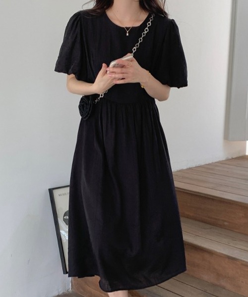 セール パフスリーブワンピース ワンピース Laffmo ラフモ のファッション通販 Zozotown