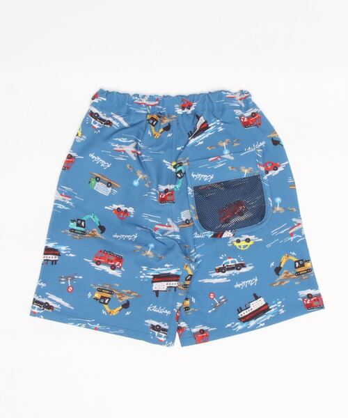 kladskap(クレードスコープ)の「乗り物柄5分丈サーフパンツ(その他パンツ・キッズ・イエロー/ネイビー・110cm/130cm/100cm/90cm/120cm)」の3枚目の写真