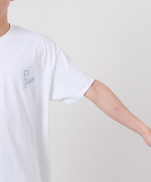 BAMBOO SHOOTS(バンブーシュート)の「【BAMBOO SHOOTS/バンブーシュート】OUTDOOR TEE / アウトドア Tシャツ(Tシャツ/カットソー・メンズ・ホワイト/イエロー・MEDIUM/LARGE/X-LARGE)」の9枚目の写真