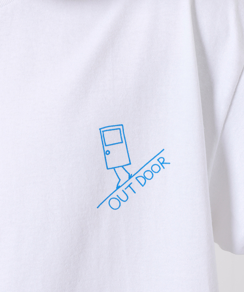 BAMBOO SHOOTS(バンブーシュート)の「【BAMBOO SHOOTS/バンブーシュート】OUTDOOR TEE / アウトドア Tシャツ(Tシャツ/カットソー・メンズ・ホワイト/イエロー・MEDIUM/LARGE/X-LARGE)」の12枚目の写真
