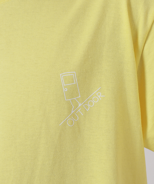BAMBOO SHOOTS(バンブーシュート)の「【BAMBOO SHOOTS/バンブーシュート】OUTDOOR TEE / アウトドア Tシャツ(Tシャツ/カットソー・メンズ・ホワイト/イエロー・MEDIUM/LARGE/X-LARGE)」の13枚目の写真