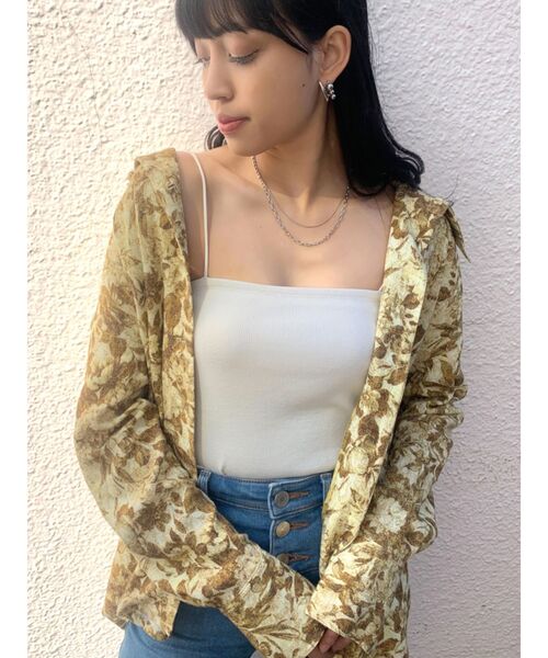 EMODA（エモダ）の「ボックスキャミ（キャミソール・レディース・ホワイト・FREE）」の2枚目の写真