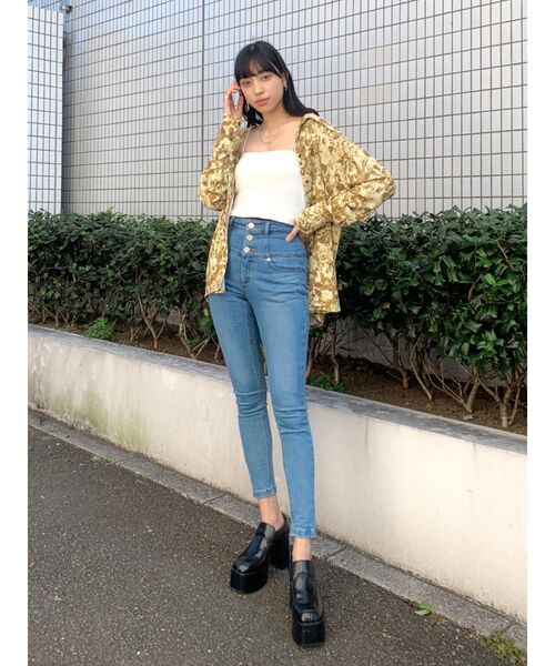 EMODA（エモダ）の「ボックスキャミ（キャミソール・レディース・ホワイト・FREE）」の4枚目の写真