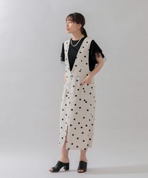 DOLLUPOOPS | doll up oops ドットジャンスカ(ジャンパースカート)