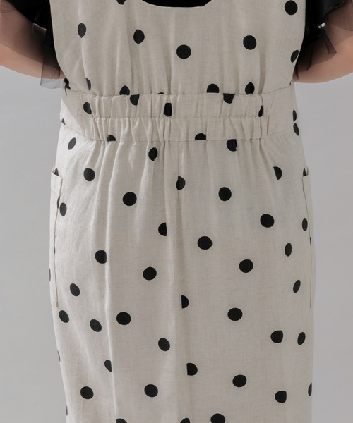 DOLLUPOOPS（ドールアップウップス）の「doll up oops ドットジャンスカ（ジャンパースカート・レディース・ブラック/アイボリー・FREE）」の19枚目の写真