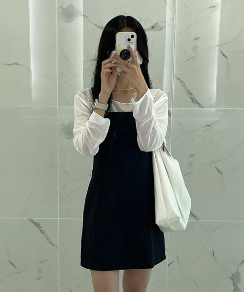 すらっと細見えキャミワンピース（ワンピース）｜fiere（フィエール