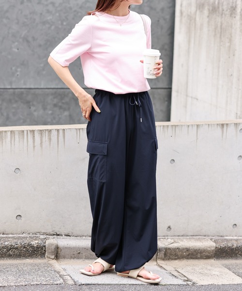 COLONY 2139(コロニートゥーワンスリーナイン)の「ナイロンパラシュートパンツ(その他パンツ・レディース・ネイビー/オフホワイト/ピンク・FREE)」の17枚目の写真