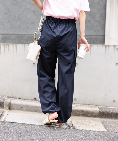 COLONY 2139(コロニートゥーワンスリーナイン)の「ナイロンパラシュートパンツ(その他パンツ・レディース・ネイビー/オフホワイト/ピンク・FREE)」の14枚目の写真