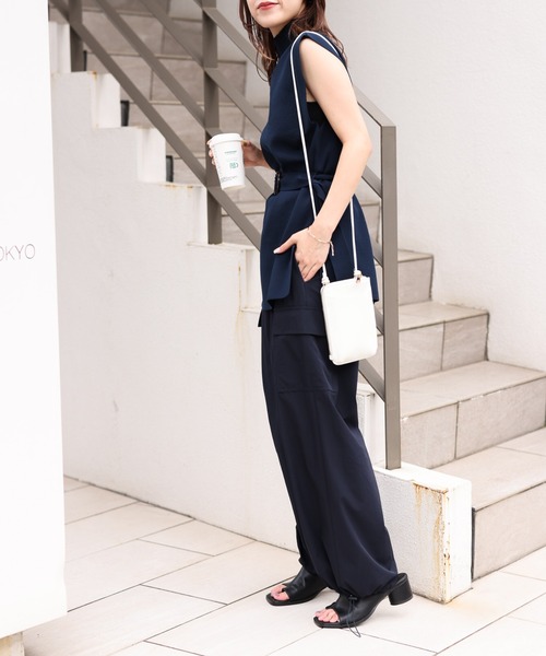 COLONY 2139(コロニートゥーワンスリーナイン)の「ナイロンパラシュートパンツ(その他パンツ・レディース・ネイビー/オフホワイト/ピンク・FREE)」の21枚目の写真