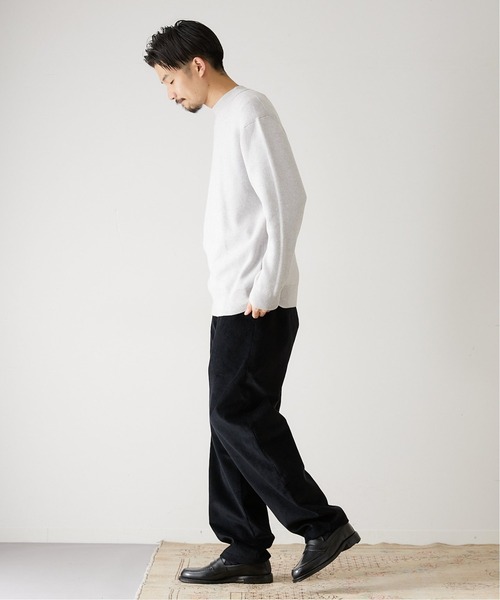 417 EDIFICE（フォーワンセブンエディフィス）の「コットンカシミヤ モックネックニット（ニット/セーター・メンズ・ブルー/ブラウン/オレンジ/ブラック/グリーン/グレー・X-LARGE/MEDIUM/SMALL/LARGE）」の12枚目の写真