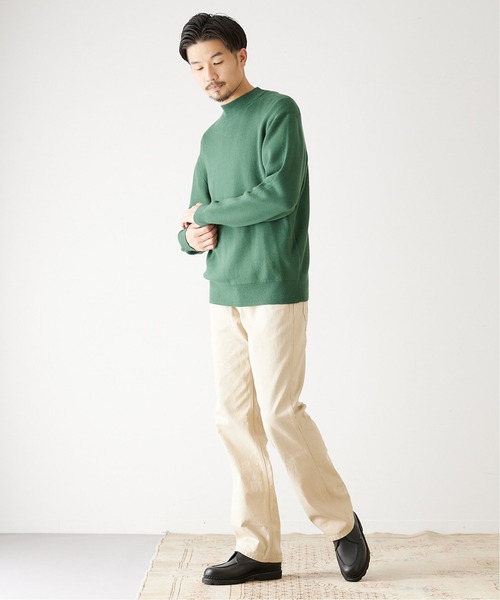 417 EDIFICE（フォーワンセブンエディフィス）の「コットンカシミヤ モックネックニット（ニット/セーター・メンズ・ブルー/ブラウン/オレンジ/ブラック/グリーン/グレー・X-LARGE/MEDIUM/SMALL/LARGE）」の19枚目の写真