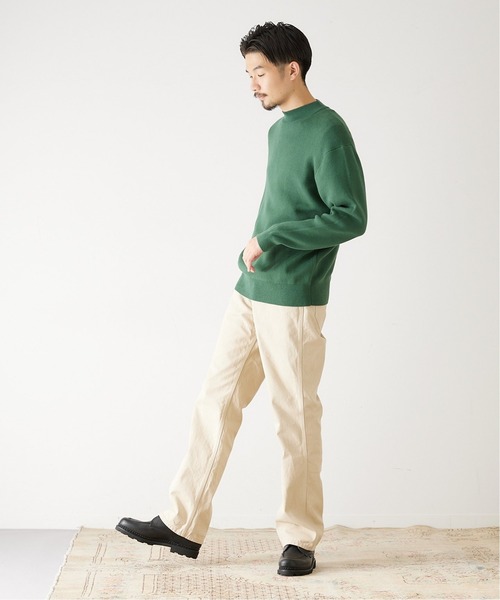 417 EDIFICE（フォーワンセブンエディフィス）の「コットンカシミヤ モックネックニット（ニット/セーター・メンズ・ブルー/ブラウン/オレンジ/ブラック/グリーン/グレー・X-LARGE/MEDIUM/SMALL/LARGE）」の20枚目の写真