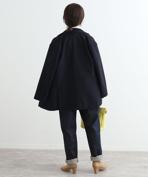 SLOBE IENA(スローブイエナ)の「LE DENIMフロントジップスリムオーバーオール(サロペット/オーバーオール・レディース・ネイビー・38/36)」の15枚目の写真