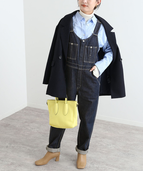 SLOBE IENA(スローブイエナ)の「LE DENIMフロントジップスリムオーバーオール(サロペット/オーバーオール・レディース・ネイビー・38/36)」の11枚目の写真