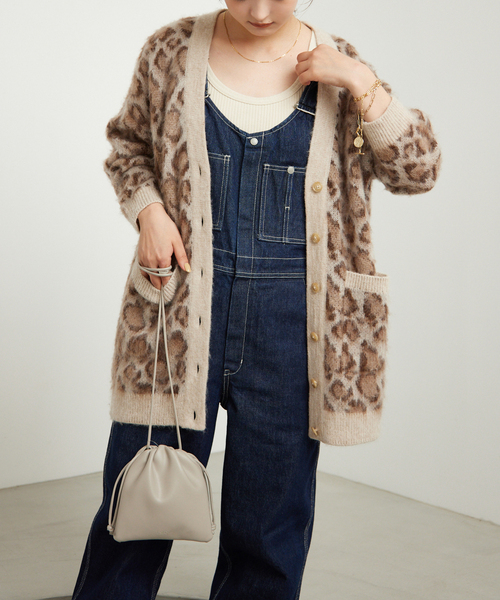 SLOBE IENA(スローブイエナ)の「LE DENIMフロントジップスリムオーバーオール(サロペット/オーバーオール・レディース・ネイビー・38/36)」の4枚目の写真