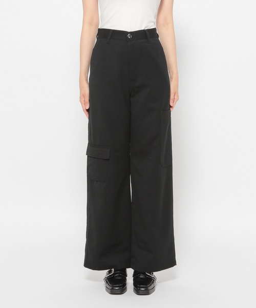 PAGEBOY（ページボーイ）の「CORE / ステッチワークカーゴパンツ（カーゴパンツ・レディース・ブラック/オフホワイト・S/M）」の10枚目の写真