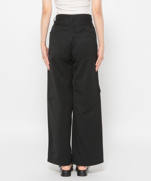 PAGEBOY（ページボーイ）の「CORE / ステッチワークカーゴパンツ（カーゴパンツ・レディース・ブラック/オフホワイト・S/M）」の13枚目の写真