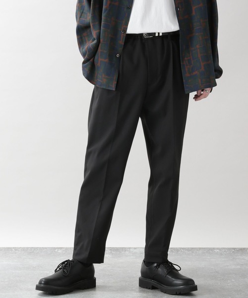 RAGEBLUE(レイジブルー)の「PEツイル/テーパードスラックス(スラックス・メンズ・ホワイト/ブラック/ブラウン/グレー・SMALL/MEDIUM/LARGE)」の17枚目の写真