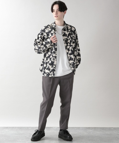 RAGEBLUE(レイジブルー)の「PEツイル/テーパードスラックス(スラックス・メンズ・ホワイト/ブラック/ブラウン/グレー・SMALL/MEDIUM/LARGE)」の13枚目の写真