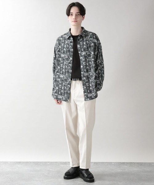 RAGEBLUE(レイジブルー)の「PEツイル/テーパードスラックス(スラックス・メンズ・ホワイト/ブラック/ブラウン/グレー・SMALL/MEDIUM/LARGE)」の10枚目の写真