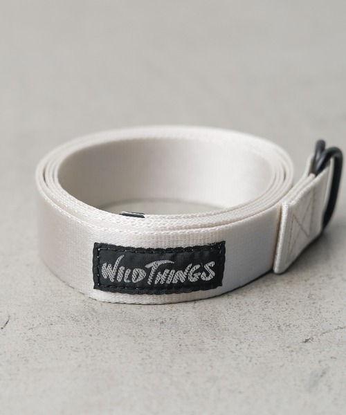 WILD THINGS(ワイルドシングス)の「/WILD THINGS/W-RING BELT(ベルト・メンズ・ブラック/ブロンズ/ネイビー/ブラウン/シルバー/オリーブ/アイボリー・FREE)」の1枚目の写真