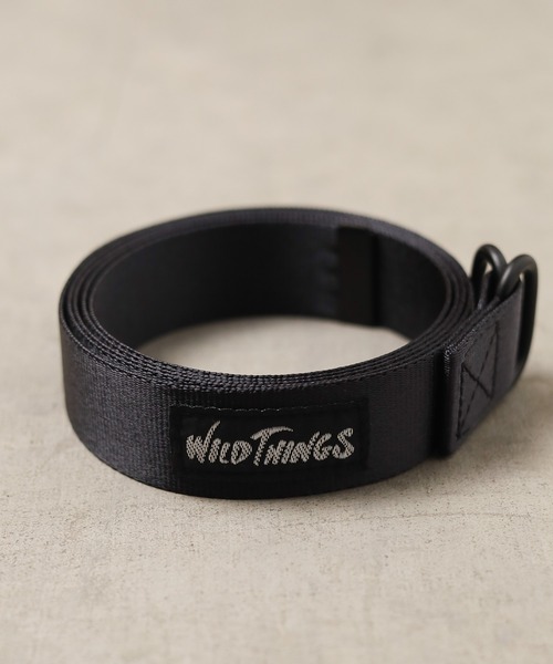 WILD THINGS(ワイルドシングス)の「/WILD THINGS/W-RING BELT(ベルト・メンズ・ブラック/ブロンズ/ネイビー/ブラウン/シルバー/オリーブ/アイボリー・FREE)」の2枚目の写真