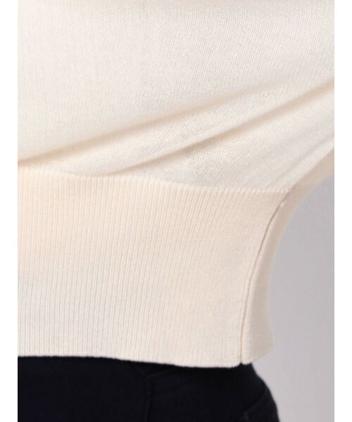 LAGUNAMOON(ラグナムーン)の「シアーショートニットカーディガン(カーディガン/ボレロ・レディース・ブラック/グリーン/アイボリー・FREE)」の9枚目の写真