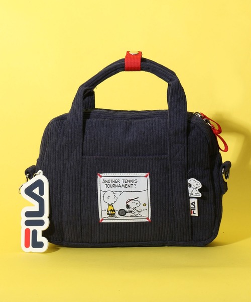FILA（フィラ）の「【FILA × PEANUTS】スヌーピーコラボ コーデュロイ 