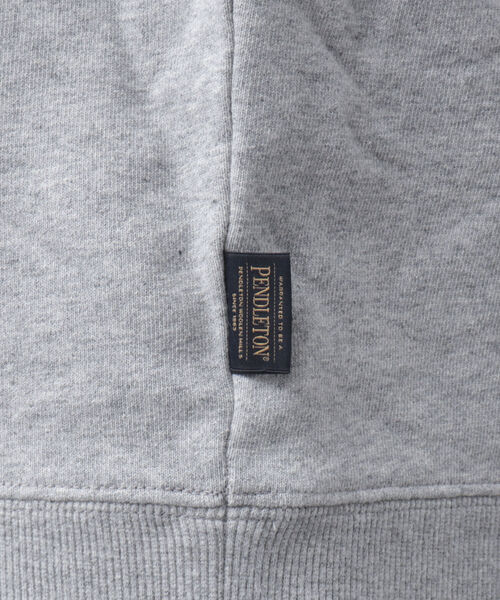 PENDLETON（ペンドルトン）の「【PENDLETON/ペンドルトン】バックプリント ラグランスリーブ スウェットパーカー（パーカー・メンズ・ブラック/グレー/ベージュ/ライトグリーン/ネイビー/オフホワイト・M/L）」の17枚目の写真