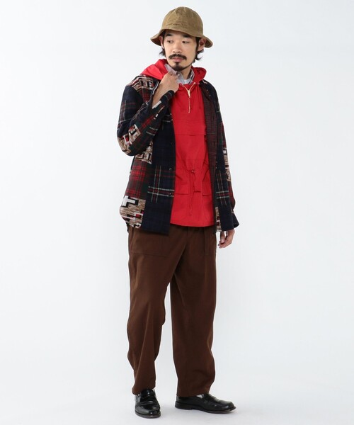 BEAMS PLUS（ビームスプラス）の「BEAMS PLUS / ポリエステル コーデュロイ ブッシュパンツ（カーゴパンツ・メンズ・ブラウン/ネイビー/その他・S/L/M/XL）」の4枚目の写真