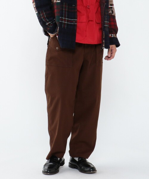 BEAMS PLUS（ビームスプラス）の「BEAMS PLUS / ポリエステル コーデュロイ ブッシュパンツ（カーゴパンツ・メンズ・ブラウン/ネイビー/その他・S/L/M/XL）」の6枚目の写真