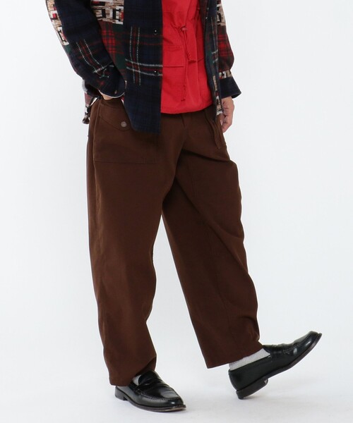 BEAMS PLUS（ビームスプラス）の「BEAMS PLUS / ポリエステル コーデュロイ ブッシュパンツ（カーゴパンツ・メンズ・ブラウン/ネイビー/その他・S/L/M/XL）」の8枚目の写真