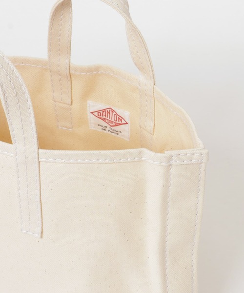 DANTON（ダントン）の「DANTON　CANVAS TOTE BAG S（トートバッグ・レディース・ライトグレー/レッド/アイボリー・FREE）」の19枚目の写真