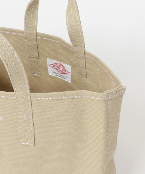 DANTON（ダントン）の「DANTON　CANVAS TOTE BAG S（トートバッグ・レディース・ライトグレー/レッド/アイボリー・FREE）」の12枚目の写真