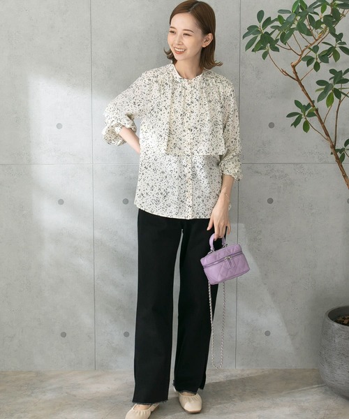 URBAN RESEARCH ROSSO（アーバンリサーチロッソ）の「ランダムドットブラウス（シャツ/ブラウス・レディース・ホワイト系その他/ブラック系その他・FREE）」の7枚目の写真