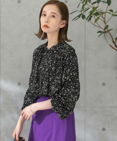 URBAN RESEARCH ROSSO（アーバンリサーチロッソ）の「ランダムドットブラウス（シャツ/ブラウス・レディース・ホワイト系その他/ブラック系その他・FREE）」の11枚目の写真